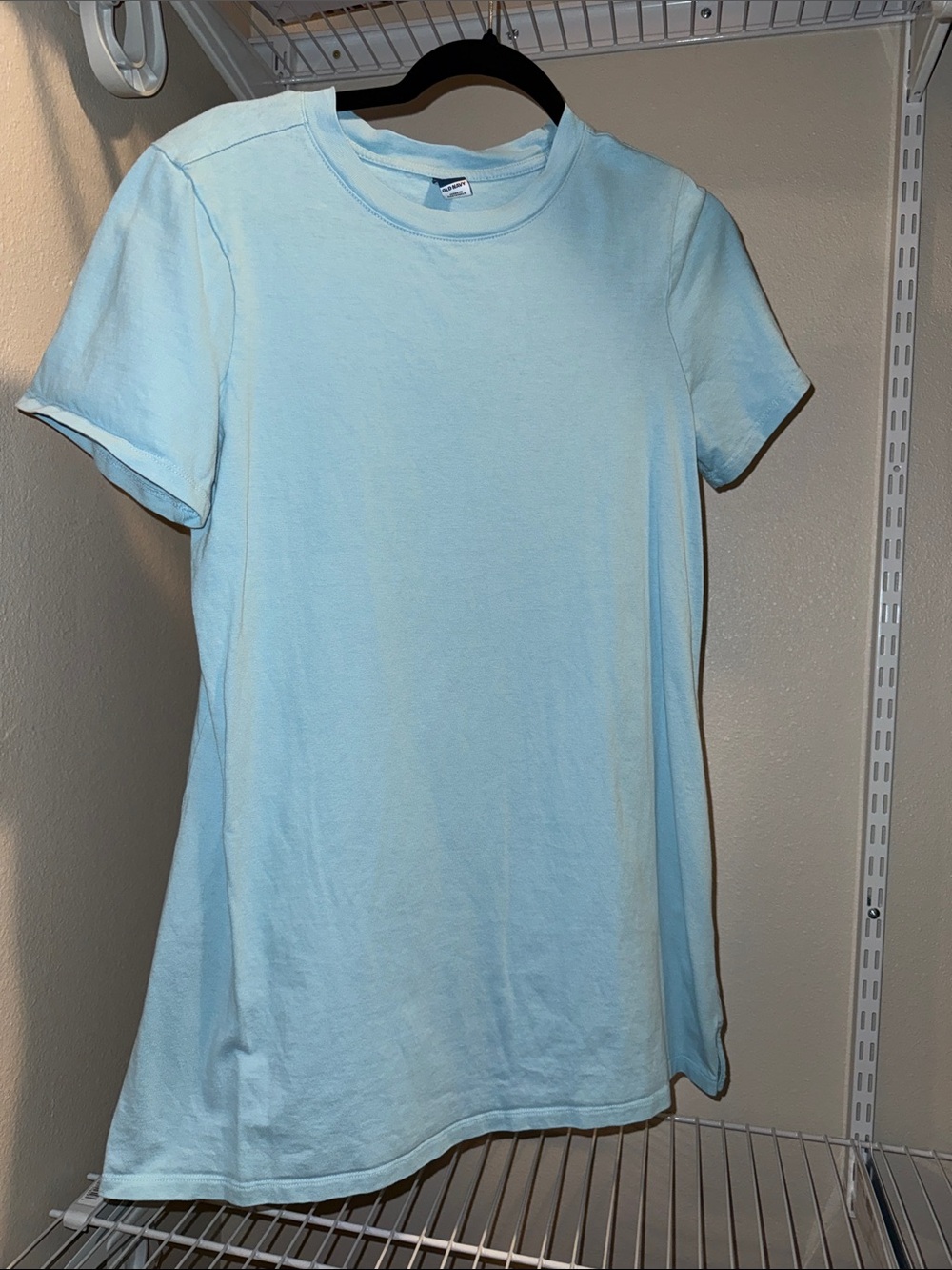 Old Navy Light Blue Short Sleeve T-shirt dress